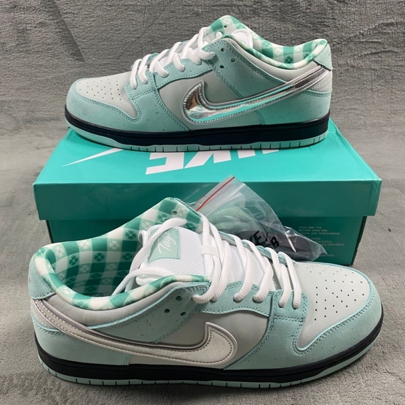 BRAND NEW NIKE SB DUNK TIFFANY LOBSTERS(TAGZ CUSTOMS) - Picture 1 of 8